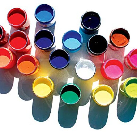 Special Fabric Screen Printing Ink Size: 3.62" x 3.62", Color: White (32 oz) - Picture 3 of 4